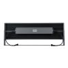GLOBOSTAR® FLOODZANA 90561 Προβολέας Σποτ Wall Washer LED 200W 16000lm 30° DC 24V Αδιάβροχο IP65 Πολύχρωμο RGBW Dimmable DMX512 - Bridgelux SMD Chip - Γκρι Ανθρακί - Μ70 x Π29 x Υ10cm - 3 Χρόνια Εγγύηση