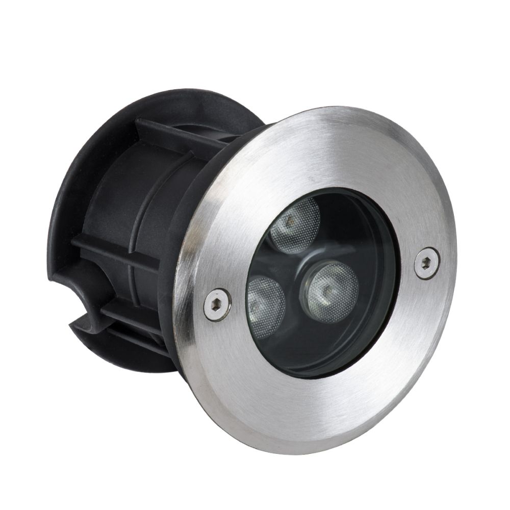 GloboStar® UNDERWATER-JULIA 90563 Υποβρύχιο Χωνευτό Φωτιστικό Σποτ Ειδικό για Σιντριβάνια LED 3W 285lm 15° DC 24V Αδιάβροχο IP68 Φ10 x Υ7.5cm Φυσικό Λευκό 4500K - Ανοξείδωτο Ατσάλι - 3 Χρόνια Εγγύηση