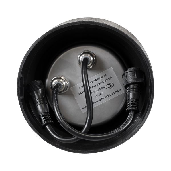 GloboStar® UNDERWATER-JULIA 90567 Υποβρύχιο Χωνευτό Φωτιστικό Σποτ Ειδικό για Σιντριβάνια LED 6W 510lm 15° DC 24V Αδιάβροχο IP68 Φ15 x Υ10.2cm RGBW DMX512 - Ανοξείδωτο Ατσάλι - 3 Years Warranty