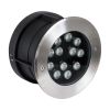 GloboStar® UNDERWATER-JULIA 90570 Υποβρύχιο Χωνευτό Φωτιστικό Σποτ Ειδικό για Σιντριβάνια LED 12W 1020lm 15° DC 24V Αδιάβροχο IP68 Φ18 x Υ11.2cm RGBW DMX512 - Ανοξείδωτο Ατσάλι - 3 Years Warranty