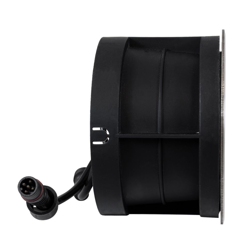 GloboStar® UNDERWATER-JULIA 90570 Υποβρύχιο Χωνευτό Φωτιστικό Σποτ Ειδικό για Σιντριβάνια LED 12W 1020lm 15° DC 24V Αδιάβροχο IP68 Φ18 x Υ11.2cm RGBW DMX512 - Ανοξείδωτο Ατσάλι - 3 Years Warranty