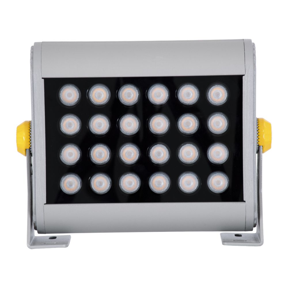 GLOBOSTAR® WASHERPANDA 90582 Μπάρα Φωτισμού Wall Washer LED 36W 3780lm 15° DC 24V Αδιάβροχο IP67 Ultra Θερμό Λευκό 2200K Dimmable - Bridgelux SMD Chip - Γκρι Ανθρακί - Μ100 x Π4 x Υ3.5cm - 3 Χρόνια Εγγύηση