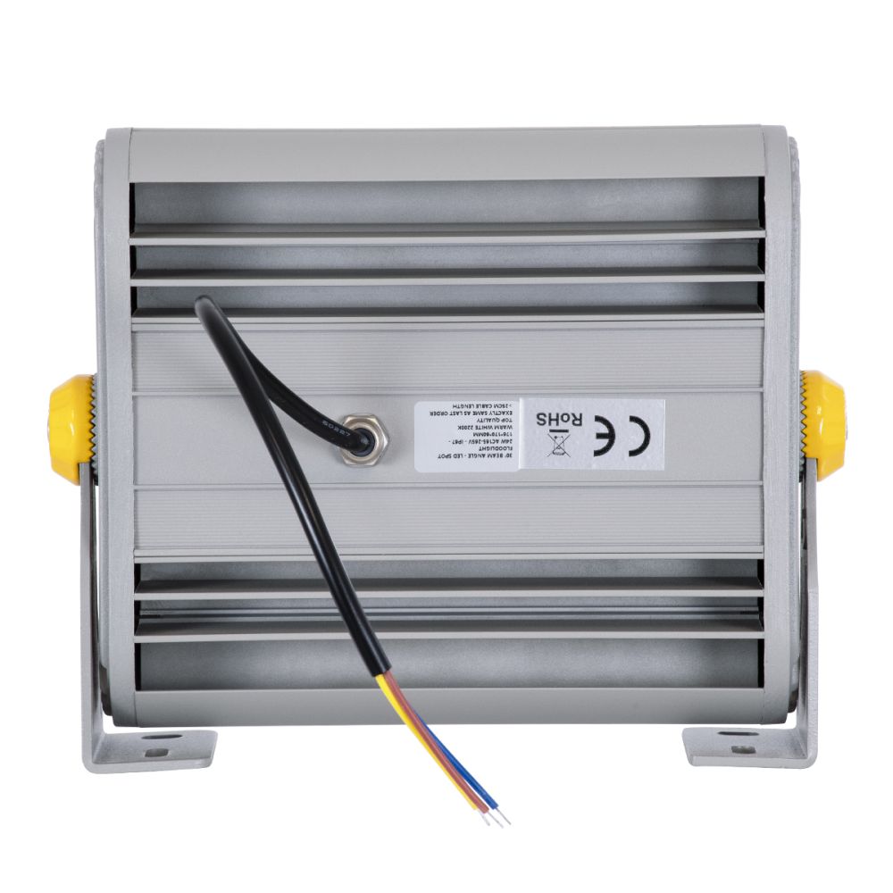 GLOBOSTAR® WASHERPANDA 90582 Μπάρα Φωτισμού Wall Washer LED 36W 3780lm 15° DC 24V Αδιάβροχο IP67 Ultra Θερμό Λευκό 2200K Dimmable - Bridgelux SMD Chip - Γκρι Ανθρακί - Μ100 x Π4 x Υ3.5cm - 3 Χρόνια Εγγύηση