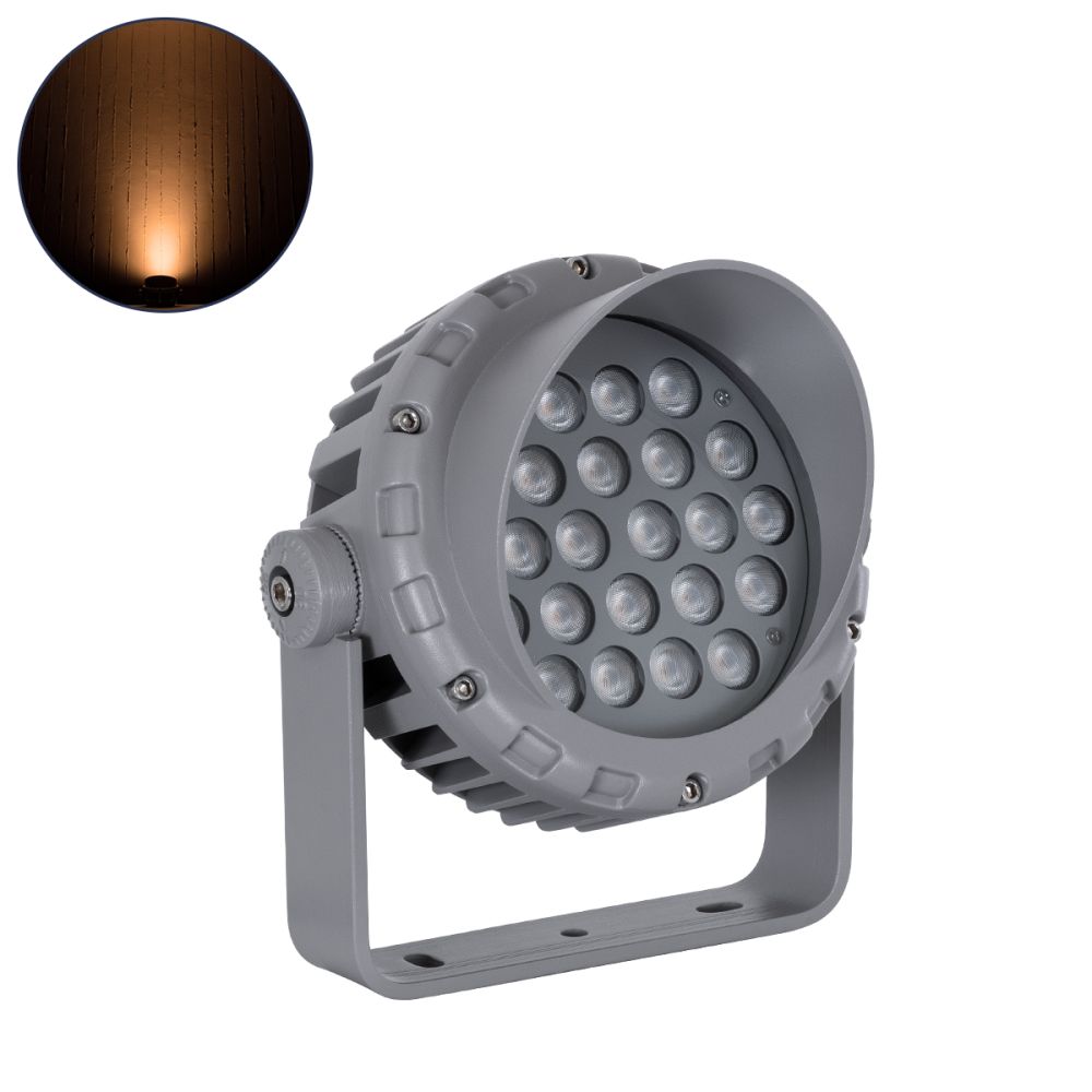 GLOBOSTAR® WASHERPANDA 90585 Μπάρα Φωτισμού Wall Washer LED 36W 3060lm 15° DC 24V Αδιάβροχο IP65 Πολύχρωμο RGBW Dimmable DMX512 - Bridgelux SMD Chip - Γκρι Ανθρακί Ματ - Μ100 x Π4 x Υ3.5cm - 3 Χρόνια Εγγύηση