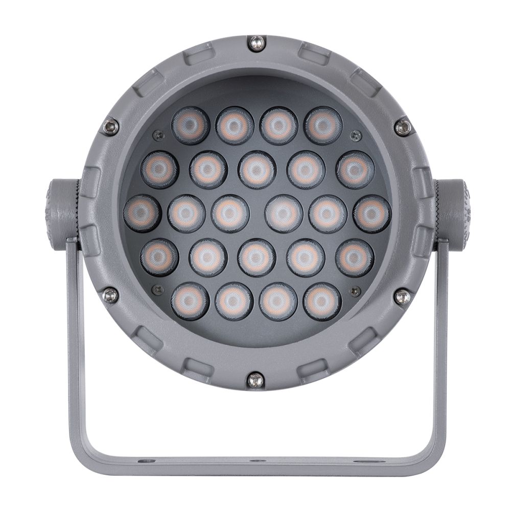 GLOBOSTAR® WASHERPANDA 90585 Μπάρα Φωτισμού Wall Washer LED 36W 3060lm 15° DC 24V Αδιάβροχο IP65 Πολύχρωμο RGBW Dimmable DMX512 - Bridgelux SMD Chip - Γκρι Ανθρακί Ματ - Μ100 x Π4 x Υ3.5cm - 3 Χρόνια Εγγύηση