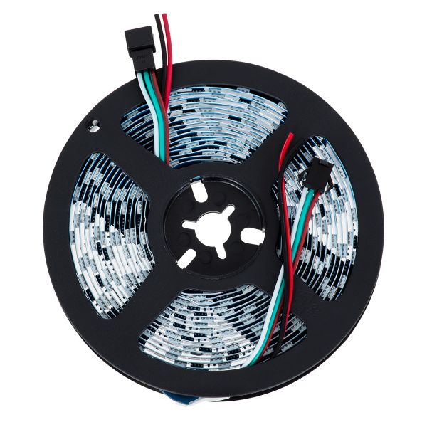 GLOBOSTAR® DIGIPRO 90588 Ψηφιακή Pixel Addressable Ταινία LED 14.4W/m 1296lm/m 120° DC 12V IP20 60 x SMD5050 Chip/m 20 x Pixel/m Θερμό Λευκό 2700K Dimmable SPI/TTL Protocol IC WS2811/UCS16703 - Sanan SMD Chip - Μ500 x Π1 x Υ0.2cm - Ρολό 5 Μέτρων - 5 Χρόνι