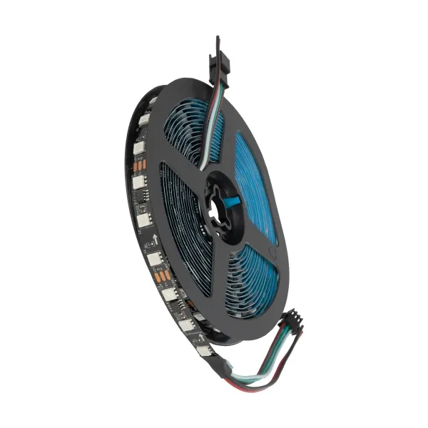 GLOBOSTAR® DIGIPRO 90589 Ψηφιακή Pixel Addressable Ταινία LED 14.4W/m 864lm/m 120° DC 12V IP20 60 x SMD5050 Chip/m 20 x Pixel/m Πολύχρωμο RGB Dimmable SPI/TTL Protocol IC WS2811/UCS16703 - Sanan SMD Chip - Μ500 x Π1 x Υ0.2cm - Ρολό 5 Μέτρων - 5 Χρόνια Εγγ