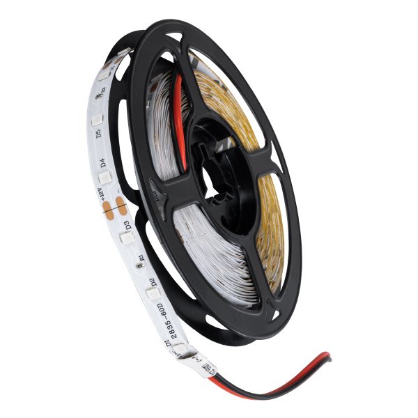GLOBOSTAR® AVILA 90593 Ταινία LED 4.8W/m 200lm/m 120° DC 12V IP20 60 x SMD3528 Chip/m Κόκκινο Dimmable - Μ500 x Π0.8 x Υ0.2cm - Ρολό 5 Μέτρων - 2 Χρόνια Εγγύηση