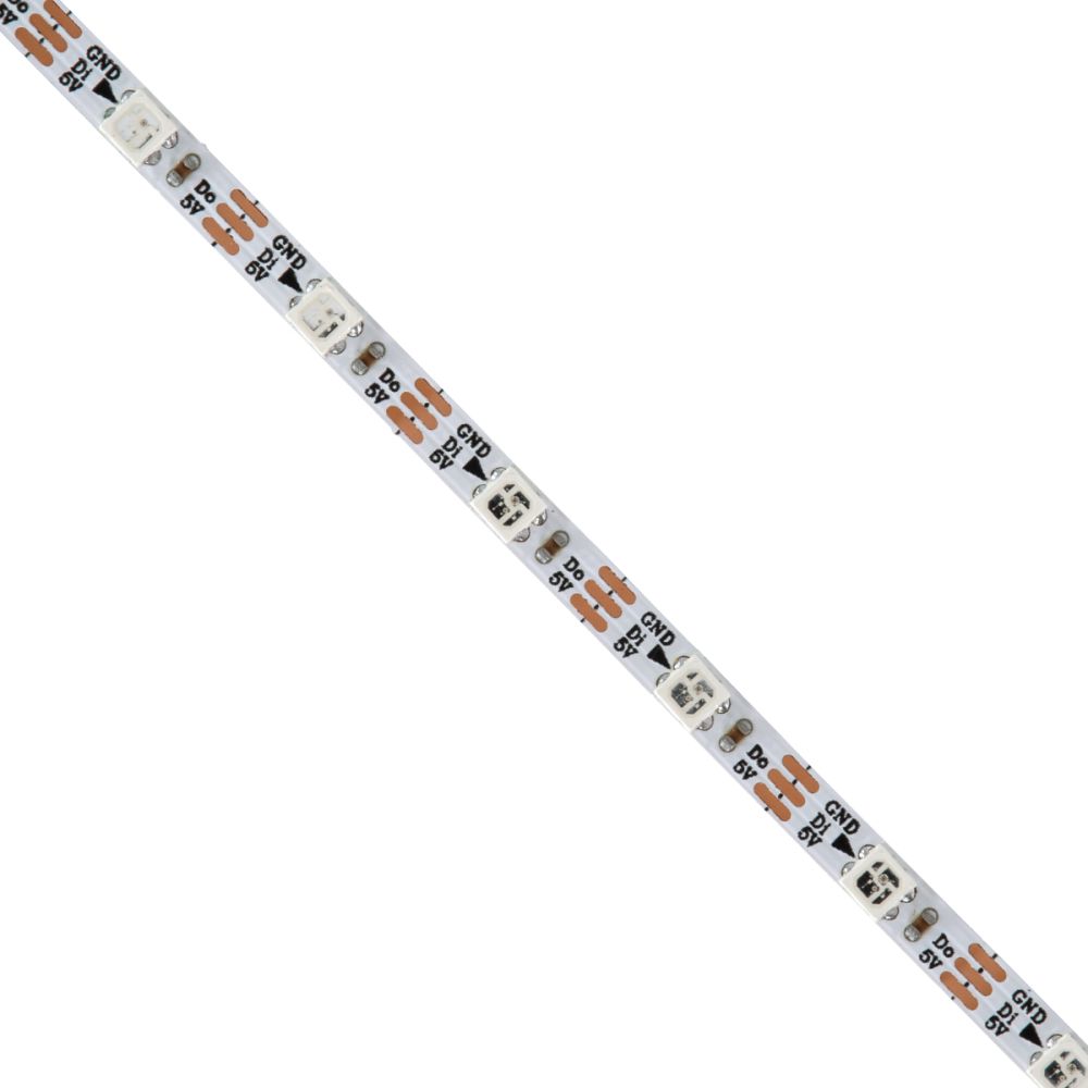 GLOBOSTAR® DIGIPRO 90605 Ψηφιακή Pixel Addressable Ταινία LED 14.4W/m 864lm/m 120° DC 5V IP20 60 x SMD3535 Chip/m 60 x Pixel/m Πολύχρωμο RGB Dimmable SPI/TTL Protocol IC WS2812/SK6812 - Sanan SMD Chip - Μ200 x Π0.4 x Υ0.1cm - Ρολό 2 Μέτρων - 5 Χρόνια Εγγύ