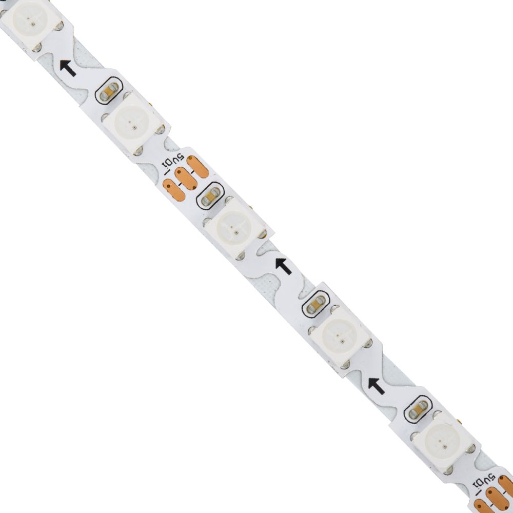 GLOBOSTAR® DIGIPRO 90606 Ψηφιακή Pixel Addressable Ταινία LED 14.4W/m 864lm/m 120° DC 5V IP20 60 x SMD5050 Chip/m 20 x Pixel/m Πολύχρωμο RGB Dimmable SPI/TTL Protocol IC WS2812/SK6812 - Sanan SMD Chip - Μ200 x Π0.6 x Υ0.2cm - Ρολό 2 Μέτρων - 5 Χρόνια Εγγύ