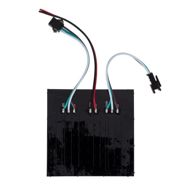 GLOBOSTAR® DIGIPLATE 90607 Ψηφιακή Pixel Addressable Πλακέτα LED 15.3W 918lm 120° DC 5V IP20 64 x SMD5050 Chip 64 x Pixel Πολύχρωμο RGB Dimmable SPI/TTL Protocol IC WS2812/SK6812 - Sanan SMD Chip - Μ8 x Π8 x Υ0.2cm - 5 Χρόνια Εγγύηση