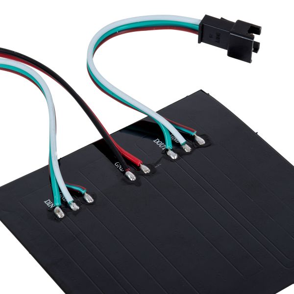 GLOBOSTAR® DIGIPLATE 90607 Ψηφιακή Pixel Addressable Πλακέτα LED 15.3W 918lm 120° DC 5V IP20 64 x SMD5050 Chip 64 x Pixel Πολύχρωμο RGB Dimmable SPI/TTL Protocol IC WS2812/SK6812 - Sanan SMD Chip - Μ8 x Π8 x Υ0.2cm - 5 Χρόνια Εγγύηση