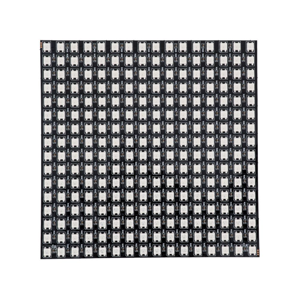 GLOBOSTAR® DIGIPLATE 90608 Ψηφιακή Pixel Addressable Πλακέτα LED 61W 3660lm 120° DC 5V IP20 256 x SMD5050 Chip 256 x Pixel Πολύχρωμο RGB Dimmable SPI/TTL Protocol IC WS2812/SK6812 - Sanan SMD Chip - Μ16 x Π16 x Υ0.2cm - 5 Χρόνια Εγγύηση