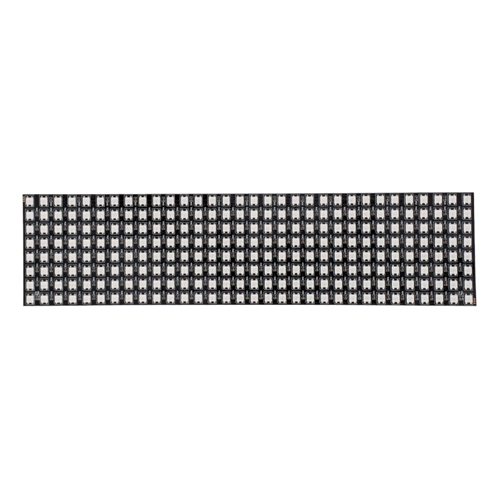 GLOBOSTAR® DIGIPLATE 90609 Ψηφιακή Pixel Addressable Πλακέτα LED 61W 3660lm 120° DC 5V IP20 256 x SMD5050 Chip 256 x Pixel Πολύχρωμο RGB Dimmable SPI/TTL Protocol IC WS2812/SK6812 - Sanan SMD Chip - Μ32 x Π8 x Υ0.2cm - 5 Χρόνια Εγγύηση