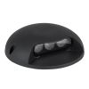 GLOBOSTAR® STEPLUNA 90618 Φωτιστικό Σκαλοπατιού / Διαδρόμου LED 6W 510lm 10° DC 24V Αδιάβροχο IP65 Πολύχρωμο RGB Dimmable DMX512 - Bridgelux SMD Chip - Μαύρο Ματ - Μ12 x Π12 x Υ3cm - 3 Χρόνια Εγγύηση