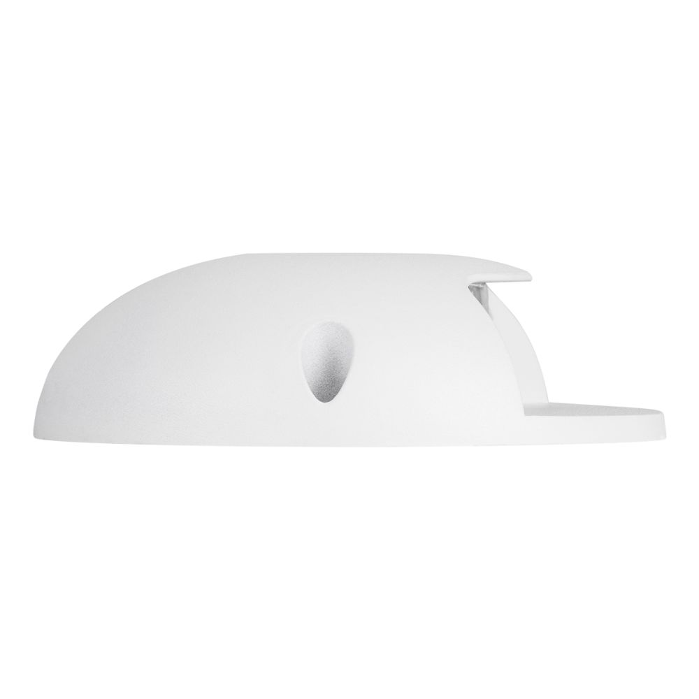GLOBOSTAR® STEPLUNA 90619 Φωτιστικό Σκαλοπατιού / Διαδρόμου LED 3W 330lm 10° DC 24V Αδιάβροχο IP65 Θερμό Λευκό 2700K Dimmable - Bridgelux SMD Chip - Λευκό Ματ - Μ12 x Π12 x Υ3cm - 3 Χρόνια Εγγύηση