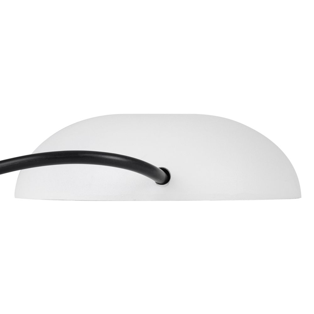 GLOBOSTAR® STEPLUNA 90619 Φωτιστικό Σκαλοπατιού / Διαδρόμου LED 3W 330lm 10° DC 24V Αδιάβροχο IP65 Θερμό Λευκό 2700K Dimmable - Bridgelux SMD Chip - Λευκό Ματ - Μ12 x Π12 x Υ3cm - 3 Χρόνια Εγγύηση