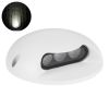 GLOBOSTAR® STEPLUNA 90620 Φωτιστικό Σκαλοπατιού / Διαδρόμου LED 3W 345lm 10° DC 24V Αδιάβροχο IP65 Φυσικό Λευκό 4500K Dimmable - Bridgelux SMD Chip - Λευκό Ματ - Μ12 x Π12 x Υ3cm - 3 Χρόνια Εγγύηση