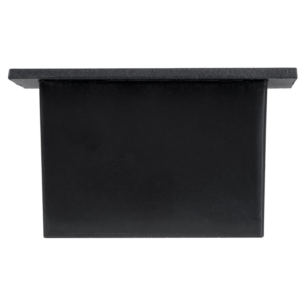 GLOBOSTAR® STEP-MINA 90625 Χωνευτό Αρχιτεκτονικό Φωτιστικό Διαδρόμου/Σκαλοπατιού LED 3W 330lm 30° DC 24V Αδιάβροχο IP65 Θερμό Λευκό 2700K Dimmable - Μαύρο - Μ8.3 x Π8.3 x Υ5cm / Q6.6cm - 3 Χρόνια Εγγύηση
