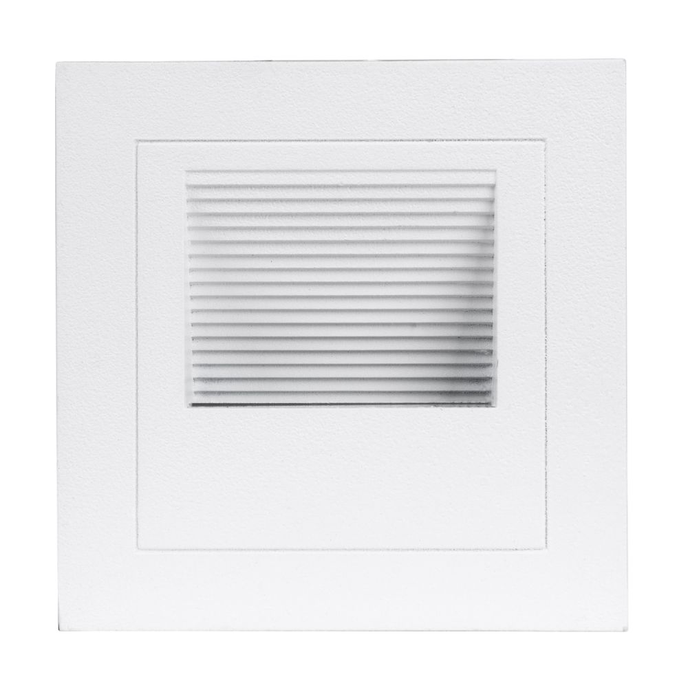 GLOBOSTAR® STEP-MINA 90626 Χωνευτό Αρχιτεκτονικό Φωτιστικό Διαδρόμου/Σκαλοπατιού LED 3W 330lm 30° DC 24V Αδιάβροχο IP65 Θερμό Λευκό 2700K Dimmable - Μαύρο & Λευκό - Μ8.3 x Π8.3 x Υ5cm / Μ6.6 x Π6.6cm - 3 Χρόνια Εγγύηση