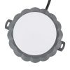 GLOBOSTAR® WALLLIGHT-MONA 90629 Μοντέρνο Φωτιστικό Τοίχου - Απλίκα LED 12W 1320lm 360° DC 24V Αδιάβροχο IP65 Θερμό Λευκό 2700K - CREE COB Chip & TÜV SÜD Driver - Γκρι Ανθρακί Ματ - Μ13 x Π13 x Υ12.5cm - 3 Χρόνια Εγγύηση