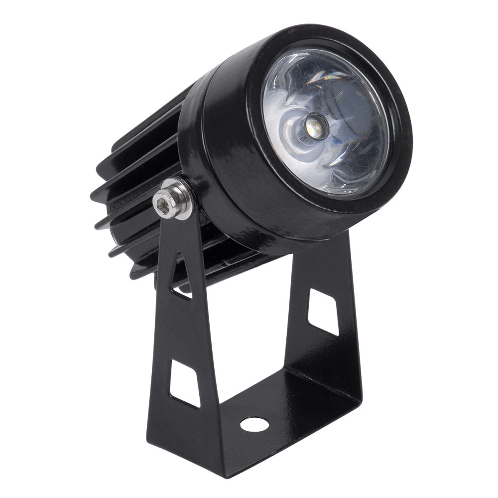 GLOBOSTAR® SPOTTOLA 90631 Αρχιτεκτονικό Σποτ Φωτισμου LED 1W 110lm 10° DC 24V Αδιάβροχο IP65 Θερμό Λευκό 2700K Dimmable - Bridgelux SMD Chip - Γκρι Ανθρακί Ματ - Μ5 x Π5 x Υ9cm - 3 Χρόνια Εγγύηση