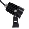 GLOBOSTAR® SPOTTOLA 90631 Αρχιτεκτονικό Σποτ Φωτισμου LED 1W 110lm 10° DC 24V Αδιάβροχο IP65 Θερμό Λευκό 2700K Dimmable - Bridgelux SMD Chip - Γκρι Ανθρακί Ματ - Μ5 x Π5 x Υ9cm - 3 Χρόνια Εγγύηση