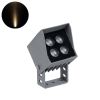 GloboStar® SPOT-JENA 90635 Σποτ Φωτισμου Wall Washer LED 8W 880lm 30° AC 220-240V Αδιάβροχο IP65 Μ8.5 x Π7.3 x Υ9.5cm Θερμό Λευκό 3000K - Γκρι Ανθρακί - 3 Years Warranty
