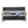 GLOBOSTAR® FLOODHENA 90642 Προβολέας Σποτ Wall Washer LED 36W 2880lm 30° DC 24V Αδιάβροχο IP65 Πολύχρωμο RGB Dimmable DMX512 - Bridgelux SMD Chip - Γκρι Ανθρακί - Μ30 x Π6 x Υ17cm - 3 Χρόνια Εγγύηση