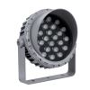 GLOBOSTAR® FLOODMENA 90644 Προβολέας Σποτ Wall Washer με Αντιθαμβωτική Γρίλια LED 24W 2160lm 30° AC 220-240V Αδιάβροχο IP65 Θερμό Λευκό 2700K - Bridgelux SMD Chip - Γκρι Ανθρακί - Μ23 x Π23 x Υ18cm - 3 Χρόνια Εγγύηση