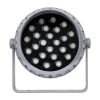 GLOBOSTAR® FLOODMENA 90644 Προβολέας Σποτ Wall Washer με Αντιθαμβωτική Γρίλια LED 24W 2160lm 30° AC 220-240V Αδιάβροχο IP65 Θερμό Λευκό 2700K - Bridgelux SMD Chip - Γκρι Ανθρακί - Μ23 x Π23 x Υ18cm - 3 Χρόνια Εγγύηση