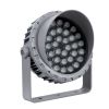 GLOBOSTAR® FLOODMENA 90645 Προβολέας Σποτ Wall Washer με Αντιθαμβωτική Γρίλια LED 36W 3240lm 30° AC 220-240V Αδιάβροχο IP65 Θερμό Λευκό 2700K - Bridgelux SMD Chip - Γκρι Ανθρακί - Μ23 x Π23 x Υ18cm - 3 Χρόνια Εγγύηση