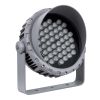 GLOBOSTAR® FLOODMENA 90646 Προβολέας Σποτ Wall Washer με Αντιθαμβωτική Γρίλια LED 48W 4320lm 30° AC 220-240V Αδιάβροχο IP65 Θερμό Λευκό 2700K - Bridgelux SMD Chip - Γκρι Ανθρακί - Μ25 x Π25 x Υ18cm - 3 Χρόνια Εγγύηση