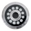 GLOBOSTAR® UNDERWATER-FINA 90675 Υποβρύχιος Προβολέας Σποτ για Σιντριβάνια/Πισίνες LED 9W 945lm 30° DC 24V Αδιάβροχο IP68 RGBW DMX512 Dimmable - Ανοξείδωτο Ατσάλι 304 - Φ16 x Υ8cm - 3 Χρόνια Εγγύηση