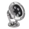 GLOBOSTAR® UNDERWATER-DINA 90677 Υποβρύχιος Προβολέας Σποτ για Σιντριβάνια/Πισίνες LED 9W 945lm 30° DC 24V Αδιάβροχο IP68 RGBW DMX512 Dimmable - Ανοξείδωτο Ατσάλι 304 - Μ12 x Π12 x Υ14cm - 3 Χρόνια Εγγύηση