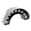 GLOBOSTAR® TREEWINA 90680 Κυρτή Μπάρα Φωτισμού Wall Washer για Φυτά - Δέντρα LED 9W 990lm 30° DC 24V Αδιάβροχο IP65 Θερμό Λευκό 2700K Dimmable - Bridgelux SMD Chip - Γκρι Ανθρακί - Μ20.5 x Π5.5 x Υ11cm - 3 Χρόνια Εγγύηση