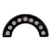 GLOBOSTAR® TREEWINA 90680 Κυρτή Μπάρα Φωτισμού Wall Washer για Φυτά - Δέντρα LED 9W 990lm 30° DC 24V Αδιάβροχο IP65 Θερμό Λευκό 2700K Dimmable - Bridgelux SMD Chip - Γκρι Ανθρακί - Μ20.5 x Π5.5 x Υ11cm - 3 Χρόνια Εγγύηση