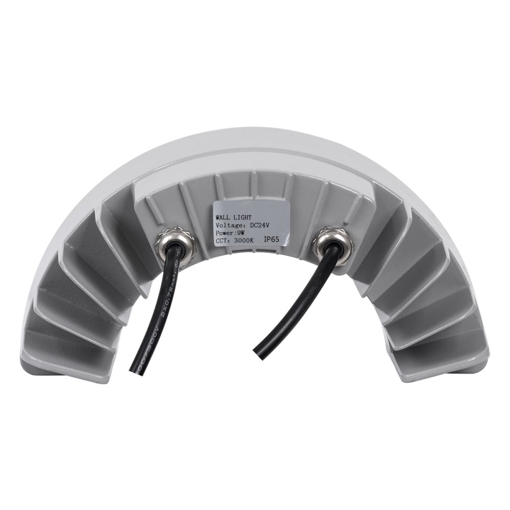 GLOBOSTAR® TREEWINA 90680 Κυρτή Μπάρα Φωτισμού Wall Washer για Φυτά - Δέντρα LED 9W 990lm 30° DC 24V Αδιάβροχο IP65 Θερμό Λευκό 2700K Dimmable - Bridgelux SMD Chip - Γκρι Ανθρακί - Μ20.5 x Π5.5 x Υ11cm - 3 Χρόνια Εγγύηση