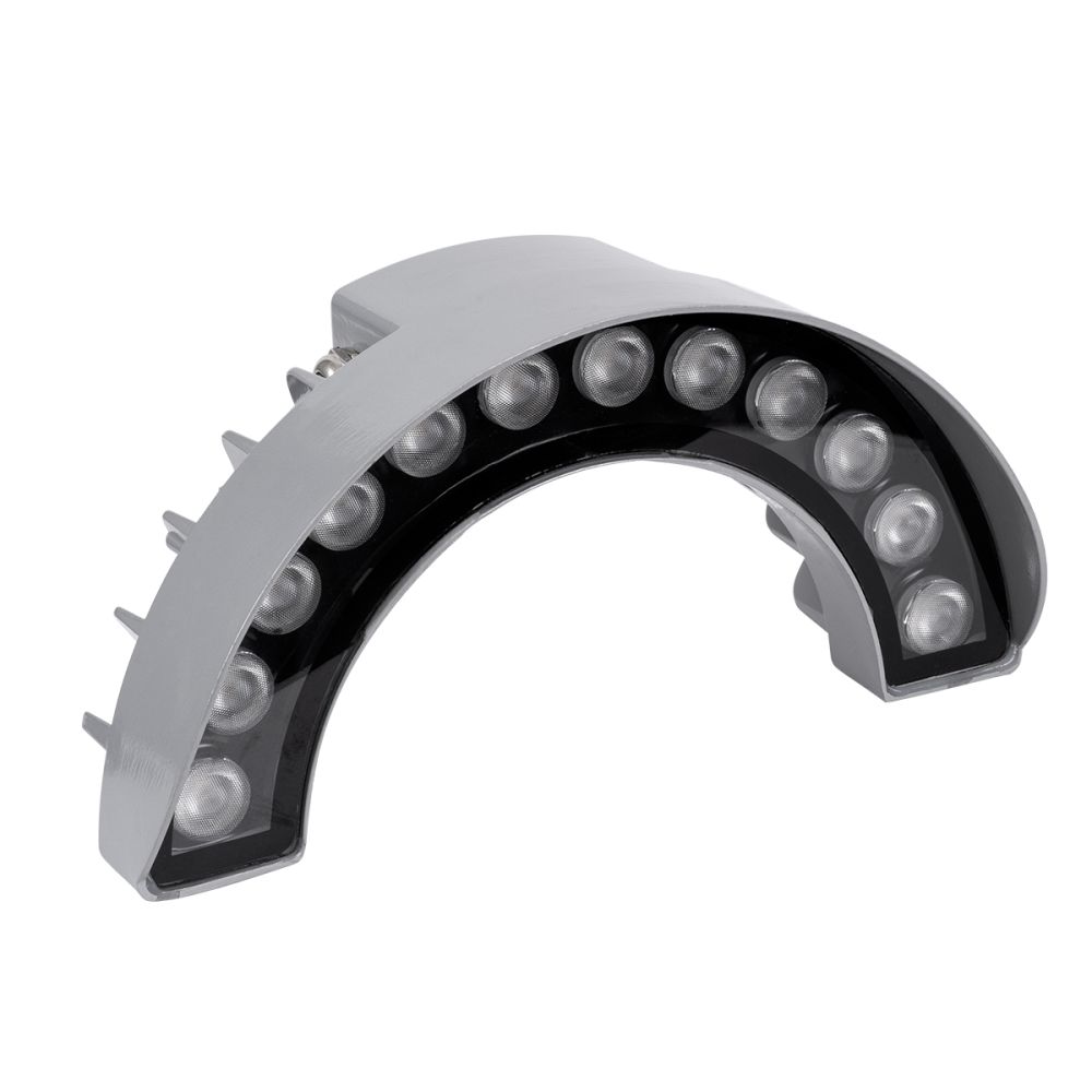 GLOBOSTAR® TREEWINA 90681 Κυρτή Μπάρα Φωτισμού Wall Washer για Φυτά - Δέντρα LED 12W 1320lm 30° DC 24V Αδιάβροχο IP65 Θερμό Λευκό 2700K Dimmable - Bridgelux SMD Chip - Γκρι Ανθρακί - Μ23.5 x Π7.5 x Υ12cm - 3 Χρόνια Εγγύηση