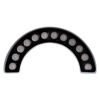 GLOBOSTAR® TREEWINA 90681 Κυρτή Μπάρα Φωτισμού Wall Washer για Φυτά - Δέντρα LED 12W 1320lm 30° DC 24V Αδιάβροχο IP65 Θερμό Λευκό 2700K Dimmable - Bridgelux SMD Chip - Γκρι Ανθρακί - Μ23.5 x Π7.5 x Υ12cm - 3 Χρόνια Εγγύηση