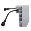 GLOBOSTAR® TREEWINA 90681 Κυρτή Μπάρα Φωτισμού Wall Washer για Φυτά - Δέντρα LED 12W 1320lm 30° DC 24V Αδιάβροχο IP65 Θερμό Λευκό 2700K Dimmable - Bridgelux SMD Chip - Γκρι Ανθρακί - Μ23.5 x Π7.5 x Υ12cm - 3 Χρόνια Εγγύηση