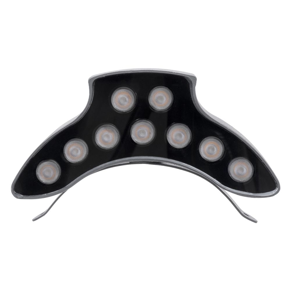 GLOBOSTAR® TREEPINA 90682 Κυρτή Μπάρα Φωτισμού Wall Washer για Φυτά - Δέντρα LED 9W 990lm 30° DC 24V Αδιάβροχο IP65 Θερμό Λευκό 2700K Dimmable - Bridgelux SMD Chip - Γκρι Ανθρακί - Μ20.5 x Π5.5 x Υ12cm - 3 Χρόνια Εγγύηση
