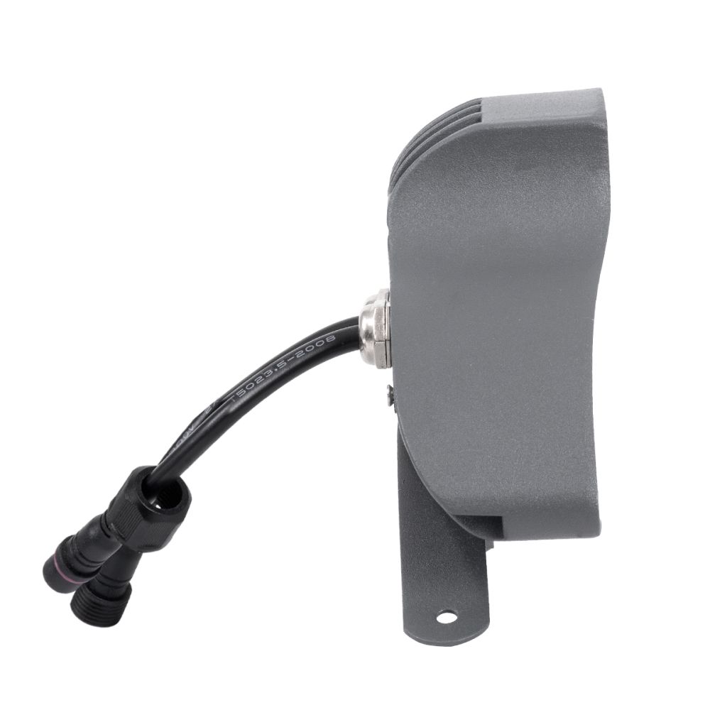 GLOBOSTAR® TREEPINA 90682 Κυρτή Μπάρα Φωτισμού Wall Washer για Φυτά - Δέντρα LED 9W 990lm 30° DC 24V Αδιάβροχο IP65 Θερμό Λευκό 2700K Dimmable - Bridgelux SMD Chip - Γκρι Ανθρακί - Μ20.5 x Π5.5 x Υ12cm - 3 Χρόνια Εγγύηση