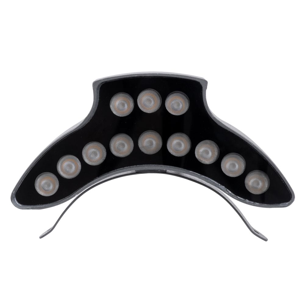 GLOBOSTAR® TREEPINA 90683 Κυρτή Μπάρα Φωτισμού Wall Washer για Φυτά - Δέντρα LED 12W 1320lm 30° DC 24V Αδιάβροχο IP65 Θερμό Λευκό 2700K Dimmable - Bridgelux SMD Chip - Γκρι Ανθρακί - Μ20.5 x Π5.5 x Υ12cm - 3 Χρόνια Εγγύηση