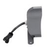 GLOBOSTAR® TREEPINA 90683 Κυρτή Μπάρα Φωτισμού Wall Washer για Φυτά - Δέντρα LED 12W 1320lm 30° DC 24V Αδιάβροχο IP65 Θερμό Λευκό 2700K Dimmable - Bridgelux SMD Chip - Γκρι Ανθρακί - Μ20.5 x Π5.5 x Υ12cm - 3 Χρόνια Εγγύηση