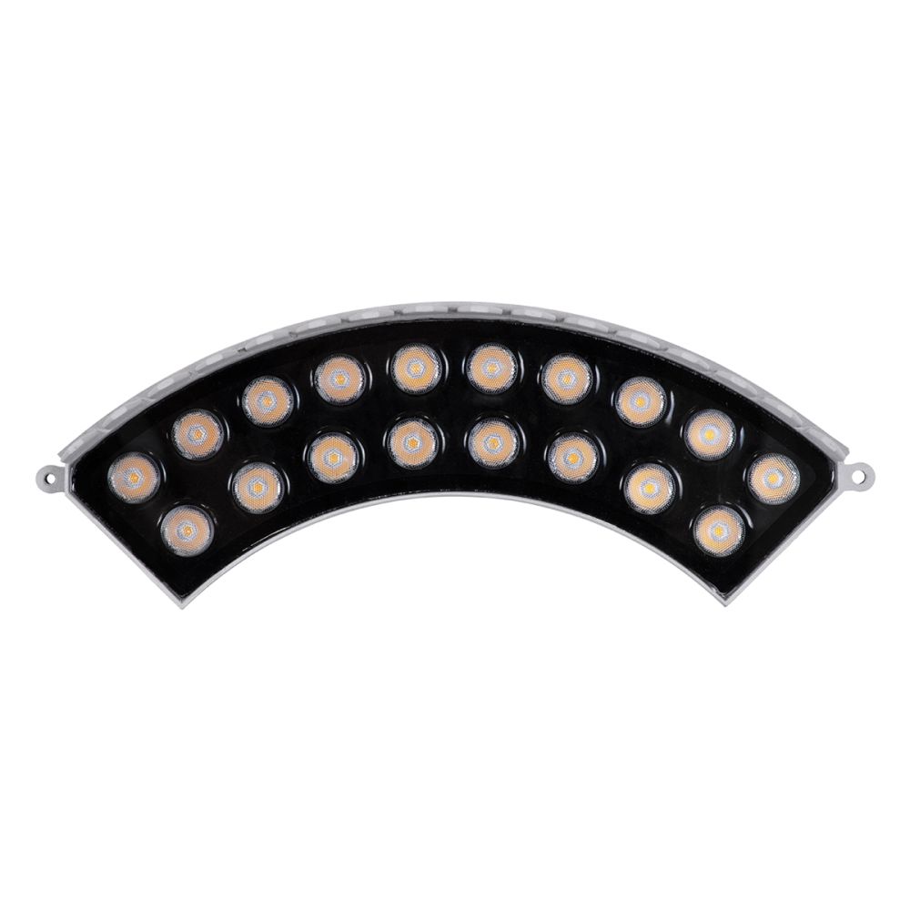 GLOBOSTAR® TREEJINA 90690 Κυρτή Μπάρα Φωτισμού Wall Washer για Φυτά - Δέντρα LED 18W 1620lm 10° DC 24V Αδιάβροχο IP67 Θερμό Λευκό 2700K Dimmable - Bridgelux SMD Chip - Γκρι Ανθρακί - Μ29 x Π11 x Υ10.5cm - 3 Χρόνια Εγγύηση