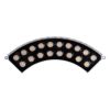 GLOBOSTAR® TREEJINA 90690 Κυρτή Μπάρα Φωτισμού Wall Washer για Φυτά - Δέντρα LED 18W 1620lm 10° DC 24V Αδιάβροχο IP67 Θερμό Λευκό 2700K Dimmable - Bridgelux SMD Chip - Γκρι Ανθρακί - Μ29 x Π11 x Υ10.5cm - 3 Χρόνια Εγγύηση