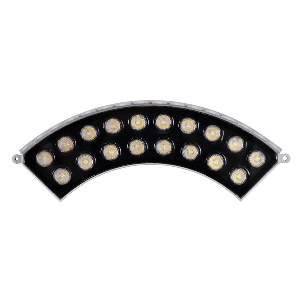 GLOBOSTAR® TREEJINA 90691 Κυρτή Μπάρα Φωτισμού Wall Washer για Φυτά - Δέντρα LED 18W 1710lm 10° DC 24V Αδιάβροχο IP67 Φυσικό Λευκό 4500K Dimmable - Bridgelux SMD Chip - Γκρι - Μ29 x Π11 x Υ10.5cm - 3 Χρόνια Εγγύηση