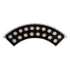 GLOBOSTAR® TREEJINA 90691 Κυρτή Μπάρα Φωτισμού Wall Washer για Φυτά - Δέντρα LED 18W 1710lm 10° DC 24V Αδιάβροχο IP67 Φυσικό Λευκό 4500K Dimmable - Bridgelux SMD Chip - Γκρι - Μ29 x Π11 x Υ10.5cm - 3 Χρόνια Εγγύηση