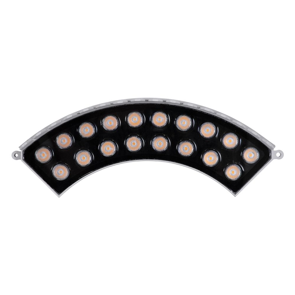 GLOBOSTAR® TREEJINA 90697 Κυρτή Μπάρα Φωτισμού Wall Washer για Φυτά - Δέντρα LED 18W 1530lm 10° DC 24V Αδιάβροχο IP67 Ultra Θερμό Λευκό 2200K Dimmable - Bridgelux SMD Chip - Γκρι - Μ29 x Π11 x Υ10.5cm - 3 Χρόνια Εγγύηση
